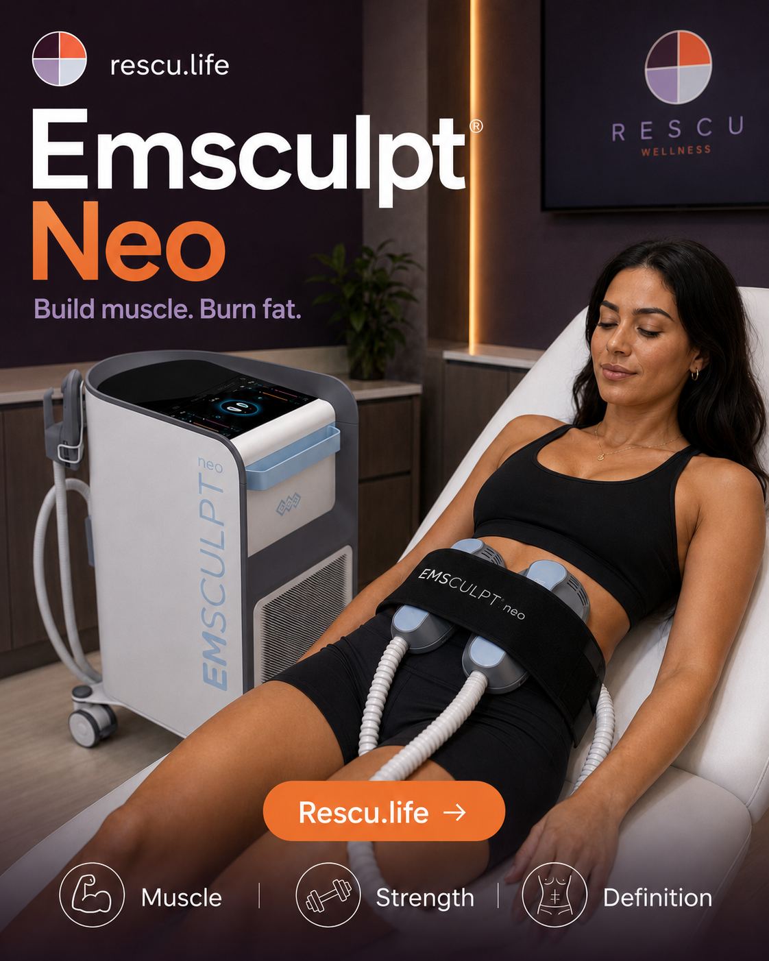 EMSCULPT NEO · IN SESSION
