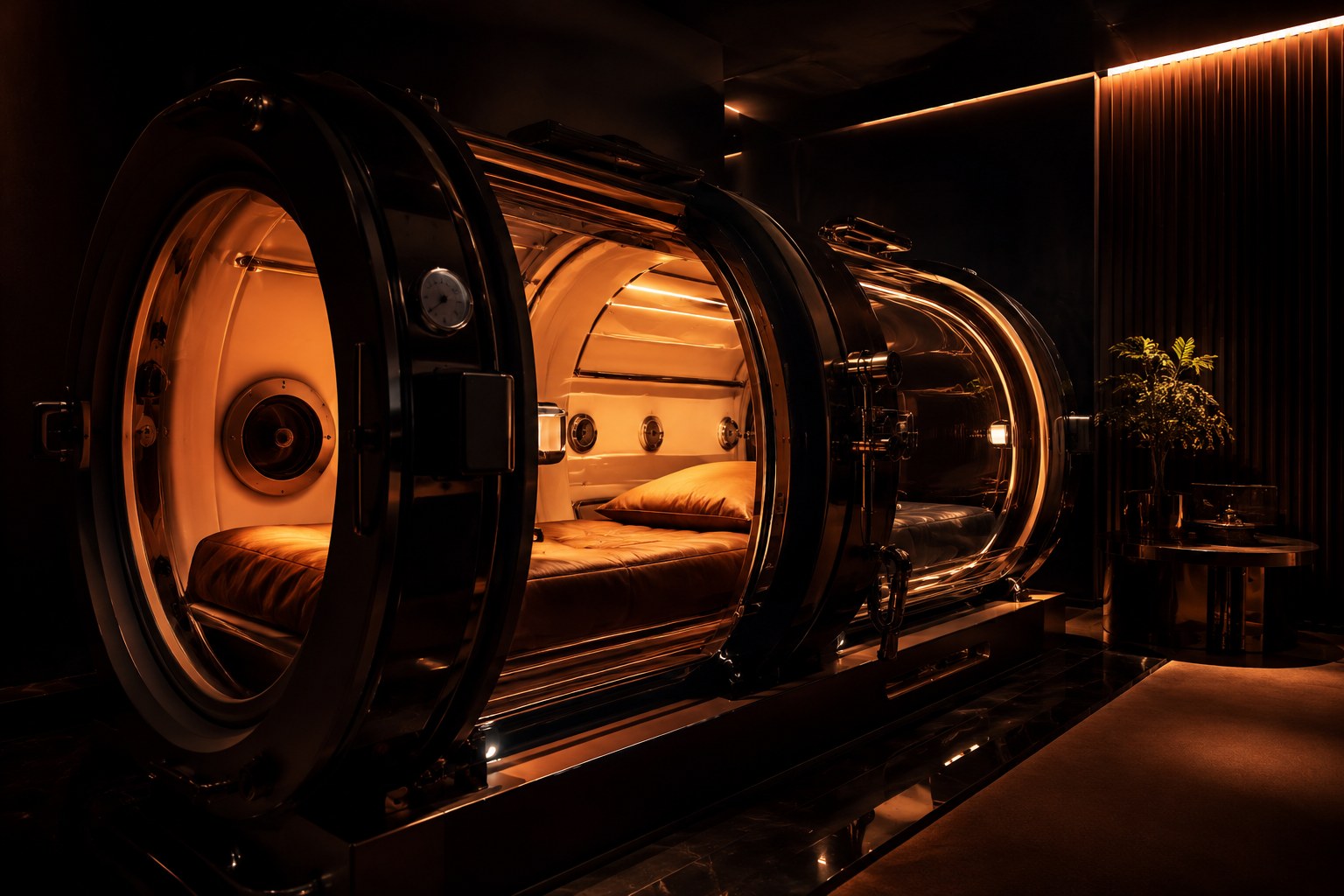 Hard hyperbaric chamber at Rescu Wellness Scarsdale