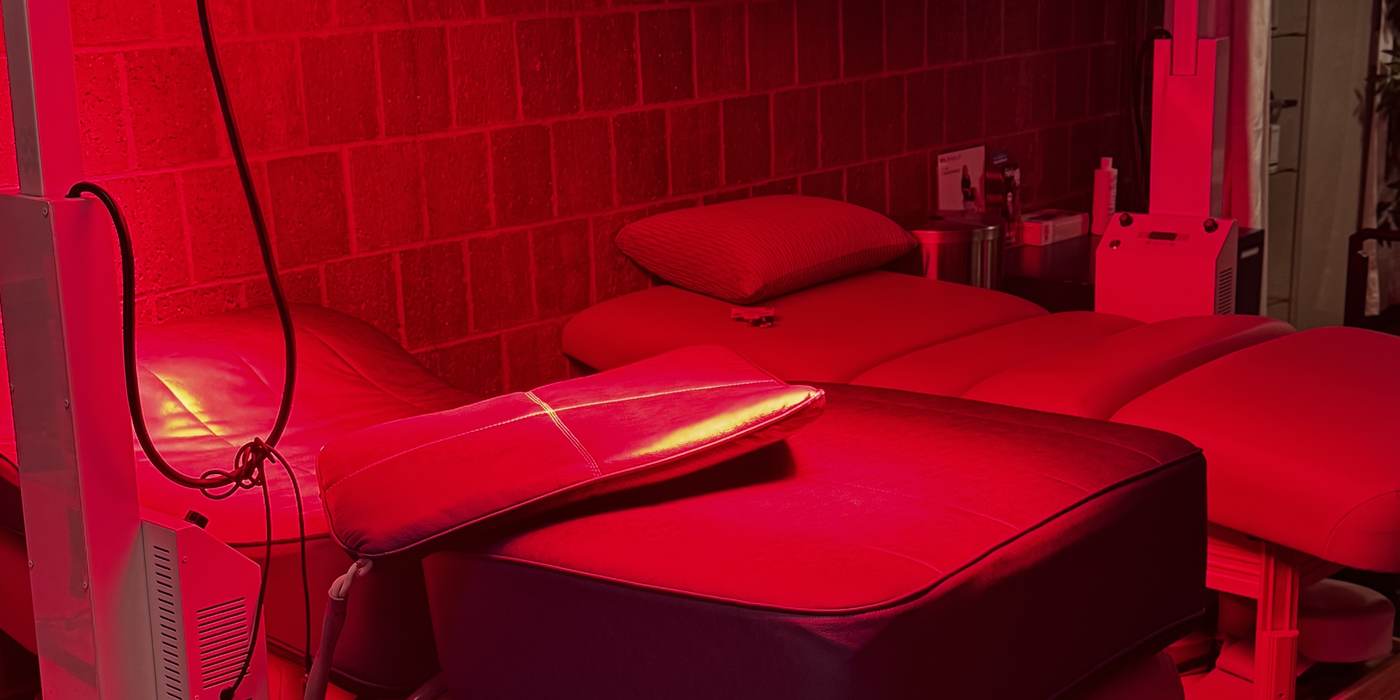 Red light and PEMF therapy room at Rescu Wellness Scarsdale NY