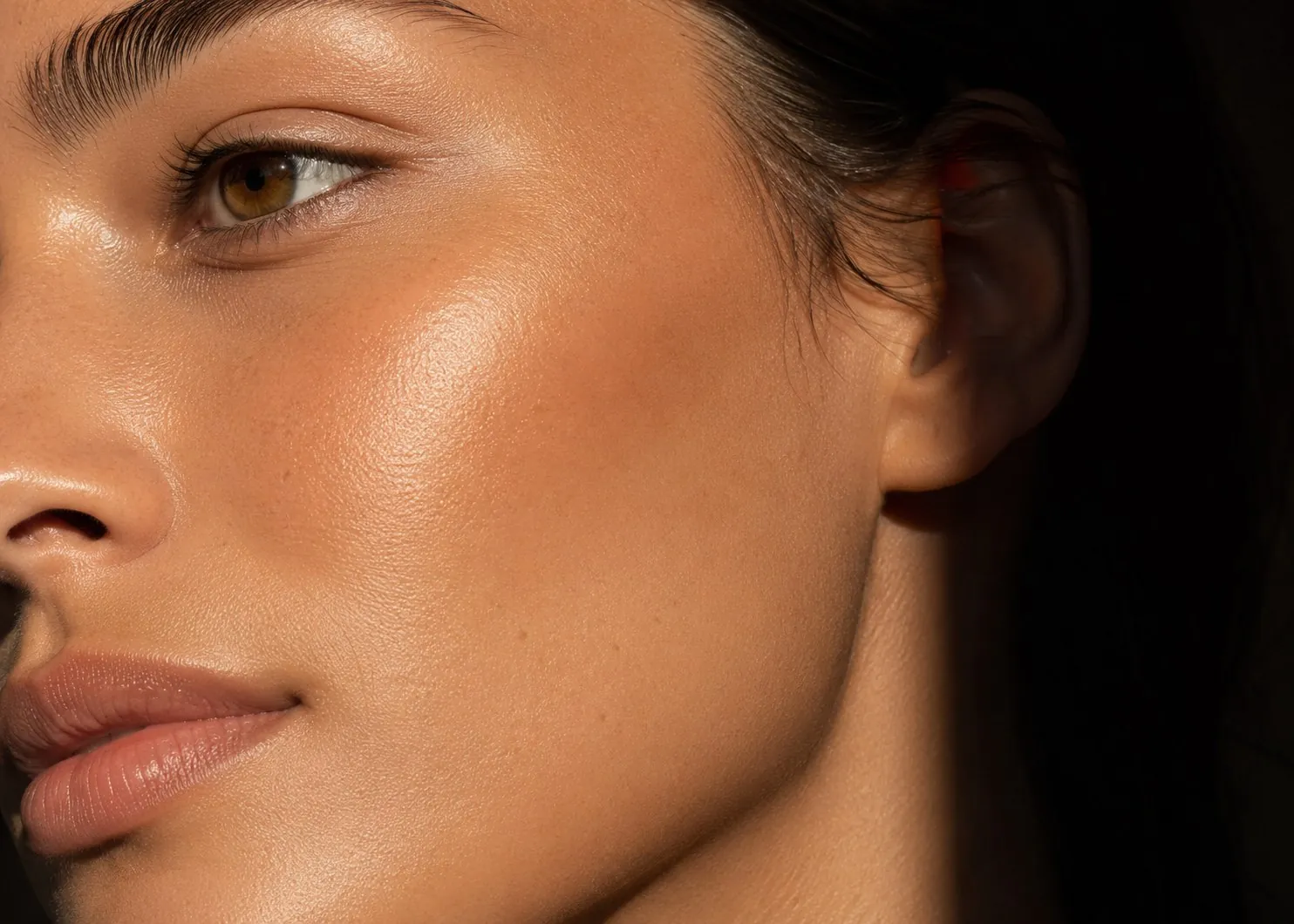Glowing skin results after facials and laser treatment at Rescu Wellness